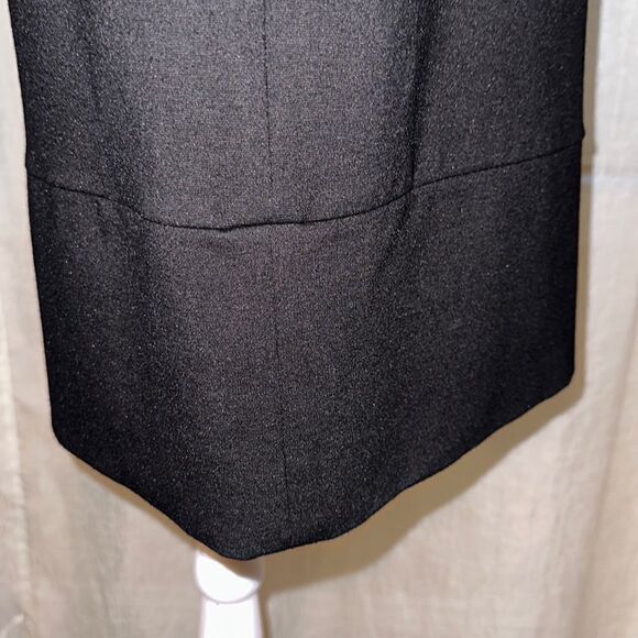 britt ryan 4 Luxury Black Knit Cowl Neck Long Sleeve Dress with Pockets - Picture 9 of 15